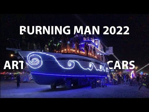 Art cars at night - 2022