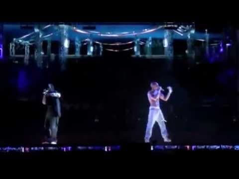 Coachella projection performs alongside Dr. Dre and Snoop