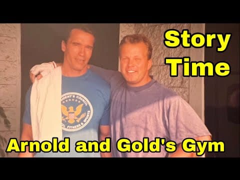 Story Time Arnold / Golds Gym /World Gym /Venice Beach /Celebrities / 30 years ago /muscle Beach