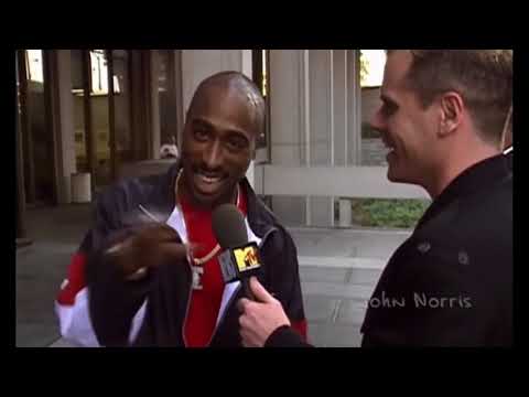 Tupac speaks to MTV at Snoop Dogg's murder trial