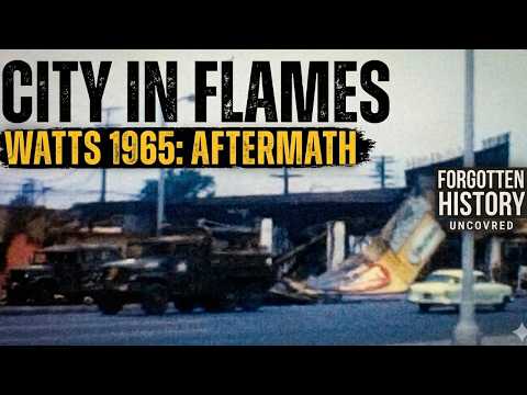 1965 Watts aftermath - rare 8mm colour footage
