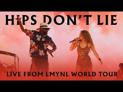 Shakira and Wyclef Jean reunite on Hips Don't Lie