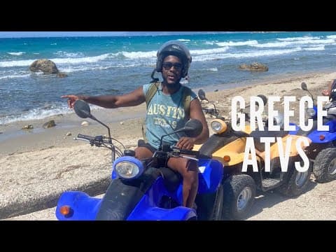 How to Rode an ATV in Corfu Greece