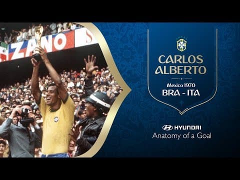 Brazil 1970 - Carlos Alberto's perfect goal