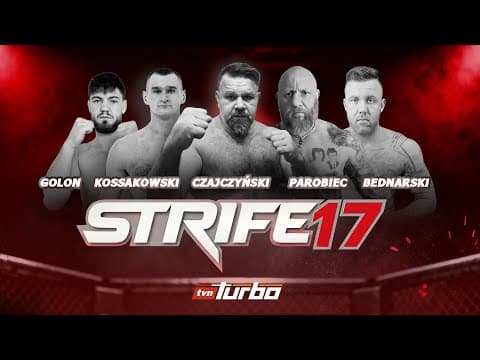 ⚫🔴 GALA MMA STRIFE 17 - PIERWSZE 4 WALKI TYLKO NA YOUTUBE! ⚫🔴