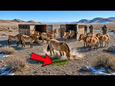 China Released 11 Horses Into a Desert With ZERO GRASS - What They Did With Their Hooves Was Insane