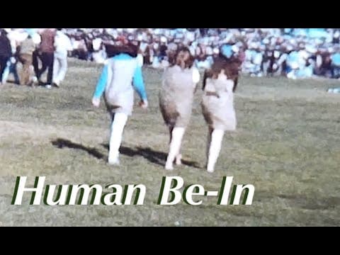1967 Human Be-In - Rare San Francisco Film (archival)