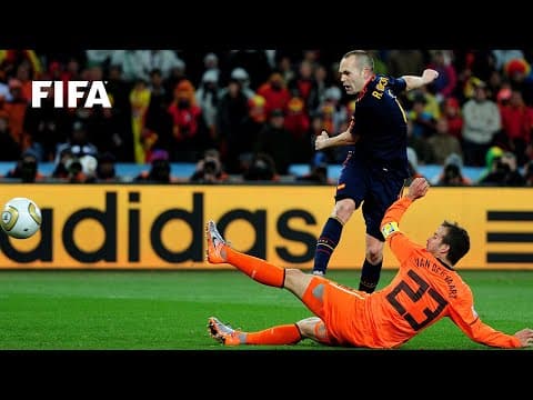Iniesta wins it for Spain
