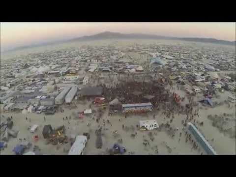Burning Man 2013 by drone - follow up - KLF - What time is love