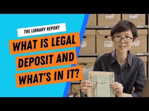 What legal deposit is and what it collects