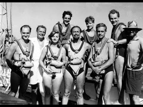 Mensch unter den Haien German Legends in scuba - Hans Hass