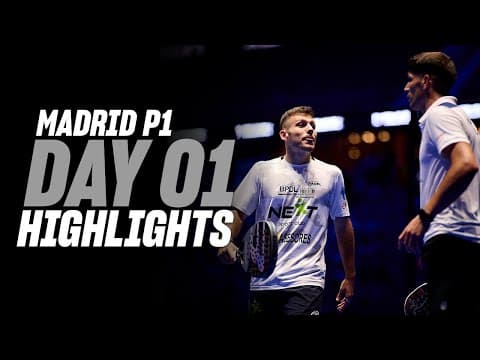 Madrid Premier Padel P1: Day 1 - Men's Highlight