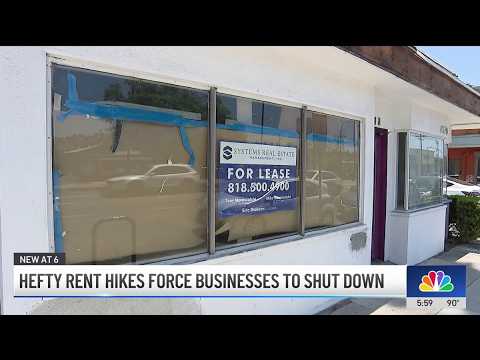 Rent increases close Eagle Rock shops