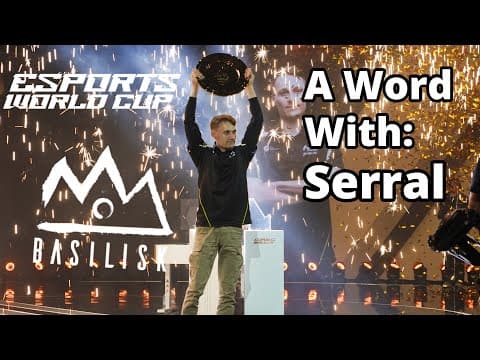 Serral after winning the Esports World Cup 2025