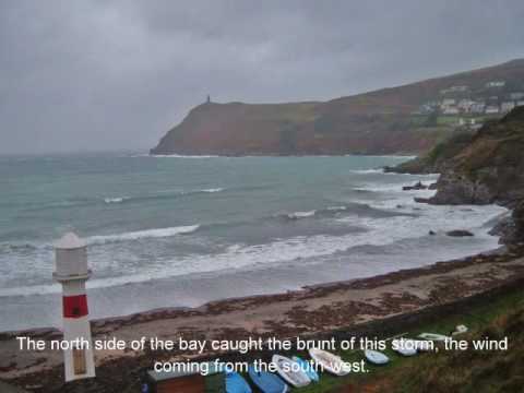 2008 October - Port Erin Bay in the Isle of Man on a stormy day