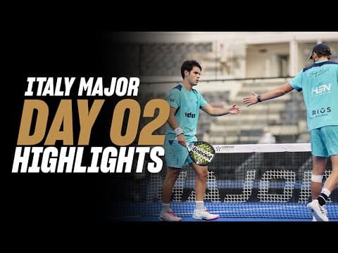 BNL Italy Major Premier Padel: Day 2 - Round of 32 - Men's Highlight