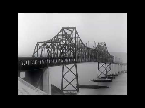 Building the San Francisco-Oakland Bay Bridge (1937) Restored to 4K | Hi