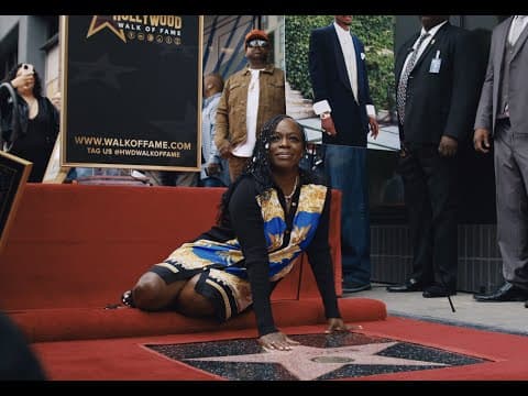 Walk of Fame star unveiled with family present