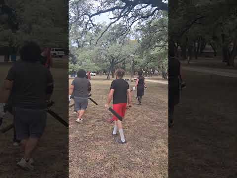Foam fighting - 2 vs the world
