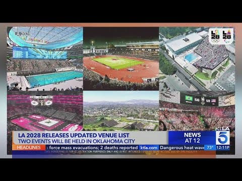 Venues named for the 2028 Games