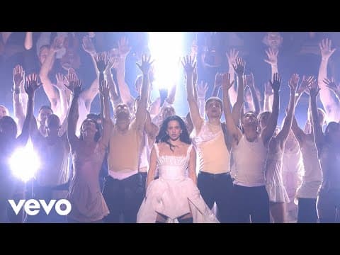 Rosalia performs Berghain with Bjork at the BRITs