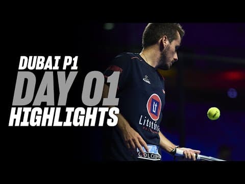 Dubai Premier Padel P1: Day 1 - Men's Highlight