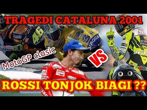 VALENTINO ROSSI vs MAX BIAGI ‼️ MOTOGP 2001