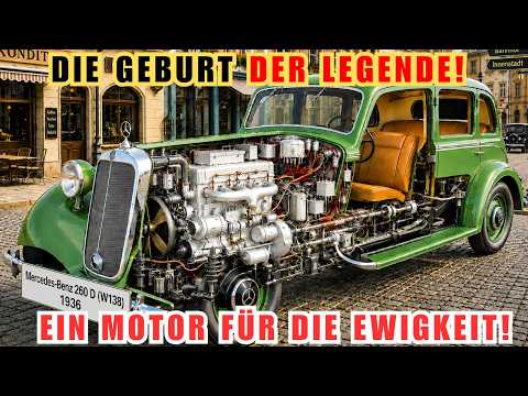 Im Inneren des Mercedes 260 D - Zeitgleich mit dem Hanomag Rekord auf der IAMA 1936