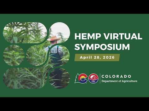 Colorado virtual hemp symposium, April 2026
