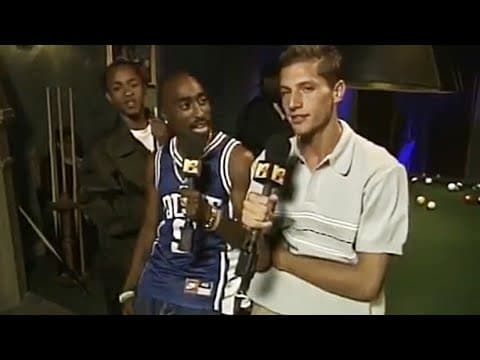 Simon Rex interviews him for MTV