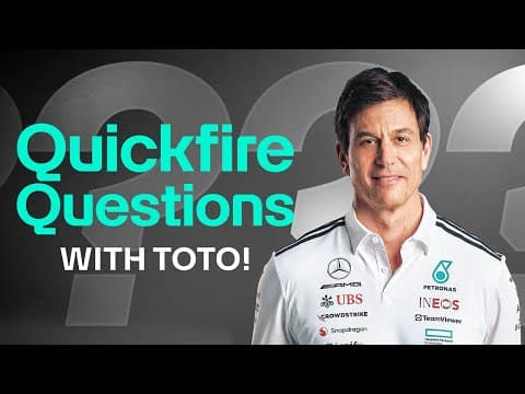 What is Toto’s most-used emoji? | Quickfire Questions with Toto Wolff