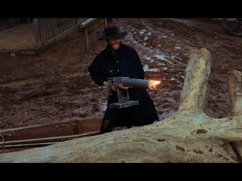 Django (1966): Sergio Corbucci's 1966 Django - Franco Nero drags a coffin through a mud-soaked frontier town.