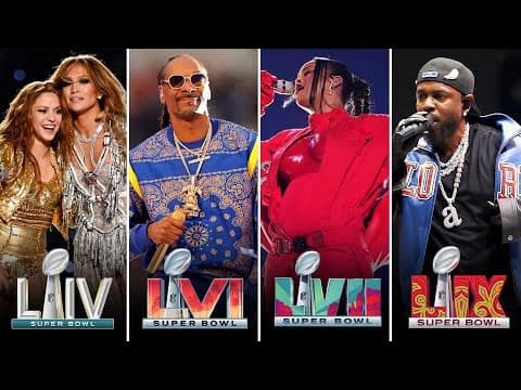 A decade of Super Bowl halftime shows