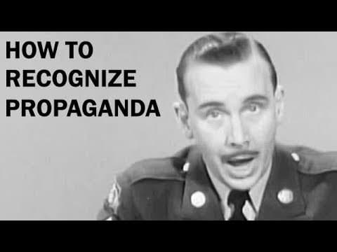 How to recognise propaganda