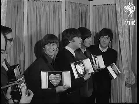 The Beatles receive the Variety Club show business award