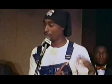 Tupac speaks on THUG LIFE to a crowd