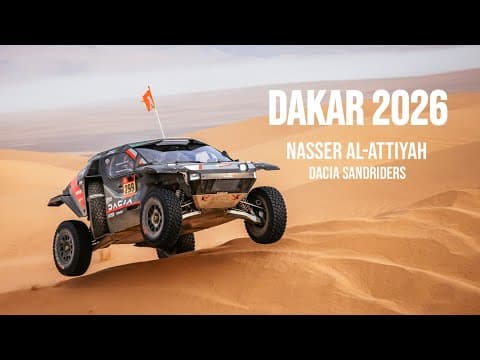 Nasser Al-Attiyah at the Dakar Rally 2026 - Dacia Sandriders