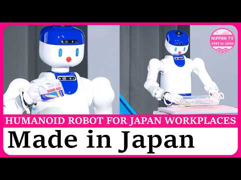 A domestically built humanoid robot for Japanese workplaces