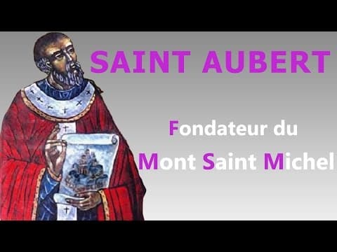 Saint Aubert Founds Mont-Saint-Michel