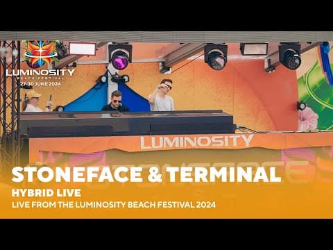 Stoneface & Terminal (Hybrid Live) live at Luminosity Beach Festival 2024 #LBF24