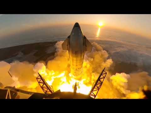 Starship IFT-2 (Hot-Stage Separation)