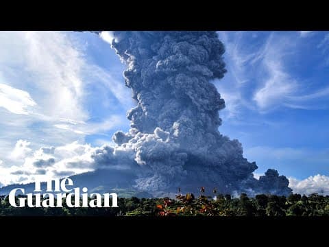 The Mount Sinabung eruptions