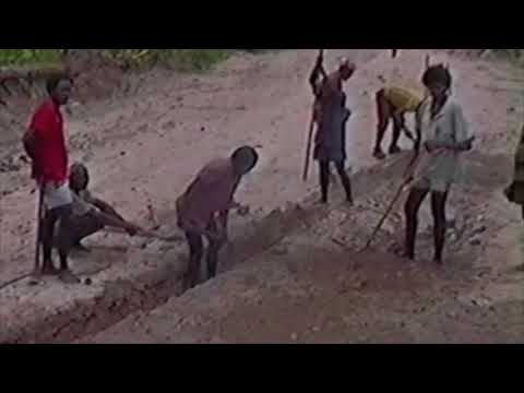 Cyclone rehabilitation work on Small Malaita, 1993