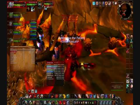 A boomkin is dared into the whelp pit