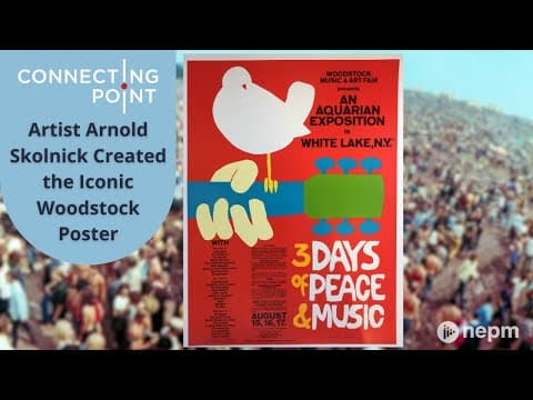 Arnold Skolnick, who drew the dove and guitar
