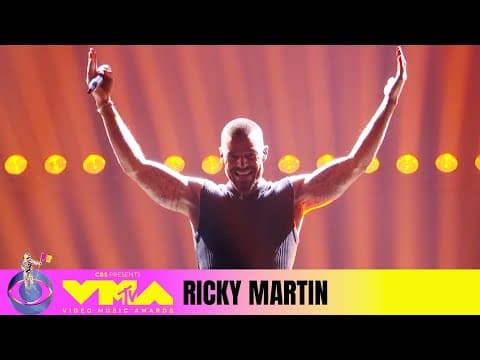 Ricky Martin's Latin Icon medley at the 2025 VMAs