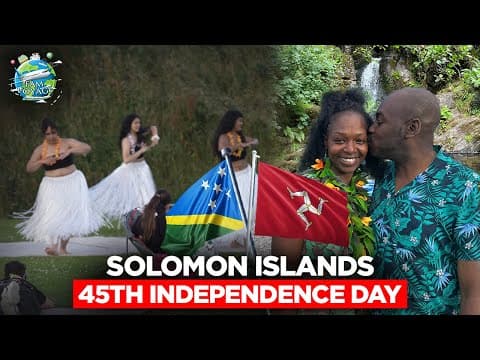 Glen Rhenass Waterfall- Solomon Islands 45th Independence Day Celebration 2023-IOM-Large Family Vlog