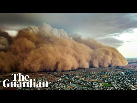 Australian red dust storms