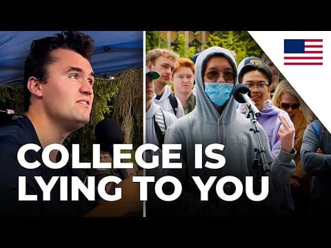 Setting out his argument that college is a scam