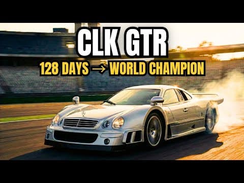 How MERCEDES Built a World Champion in 128 Days - The CLK GTR Madness